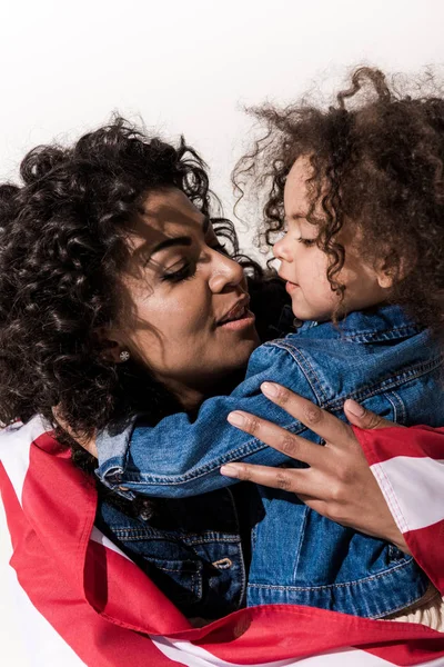 Mother embrace daughter — Stock Photo