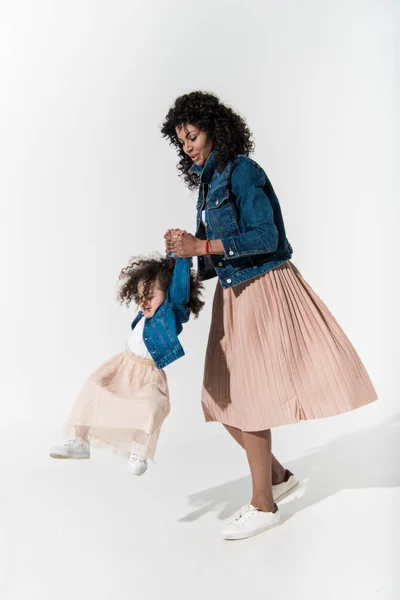 Lovely african american family — Stock Photo