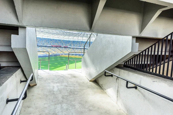 Rows of stadium seats — Stock Photo