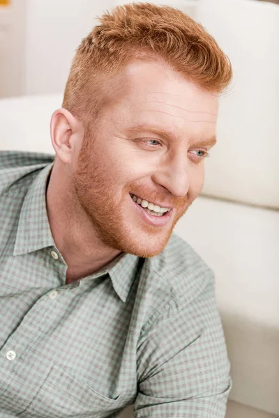 Happy redhead man — Stock Photo