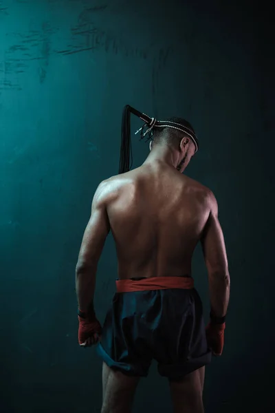 Atleta Muay Thai - foto de stock