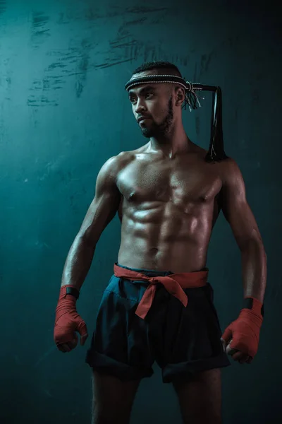 Muay thai Athlet — Stockfoto