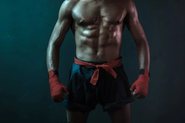 Muay thai Athlet — Stockfoto