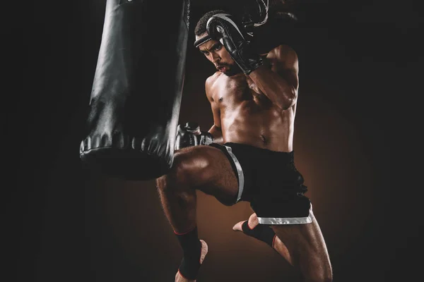 Muay thai combattente — Foto stock