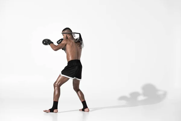 Luchador Muay thai - foto de stock