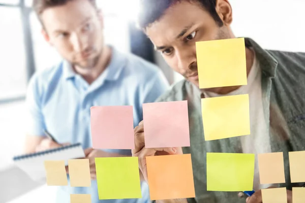 Casual businessmen working at office — Stock Photo