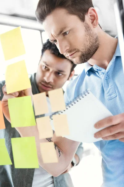 Casual businessmen working at office — Stock Photo