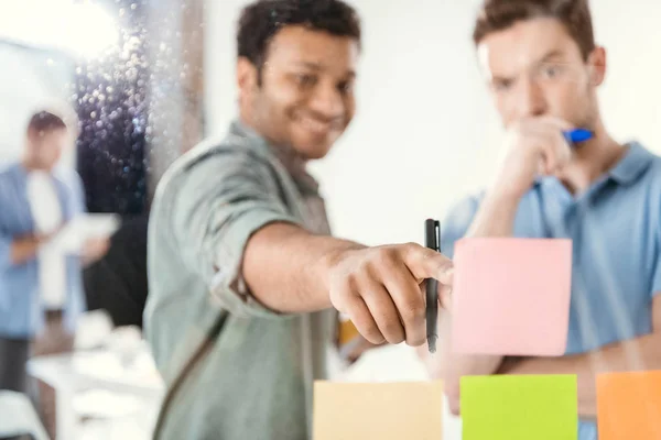 Casual businessmen working at office — Stock Photo