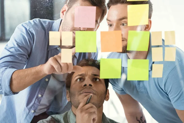 Casual businessmen working at office — Stock Photo