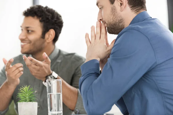 Businessmen working on project — Stock Photo