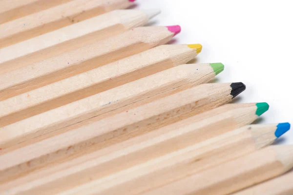 Set of color pencils — Stock Photo