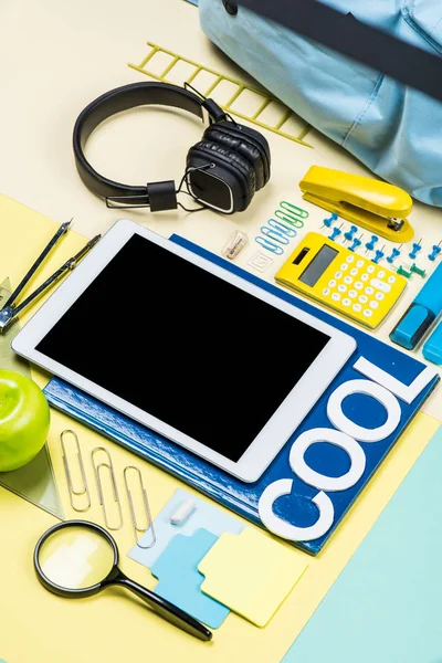 Various school supplies — Stock Photo