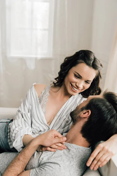 Young sensual couple — Stock Photo