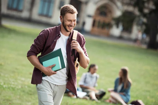 Smiling male student — Stock Photo