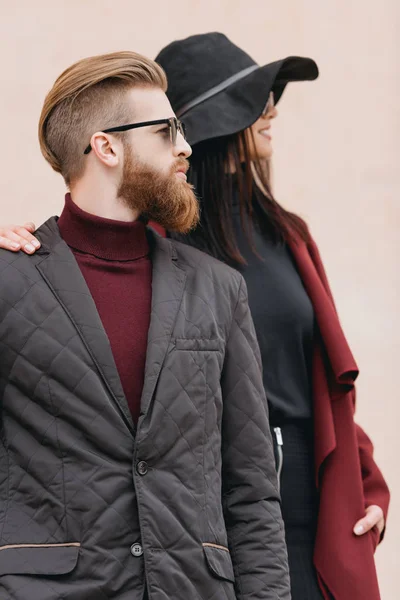 Casal na moda — Fotografia de Stock