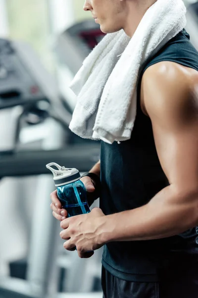 Sportsman resting after training — Stock Photo