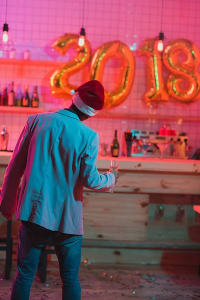 Cappello uomo in Babbo Natale — Foto stock