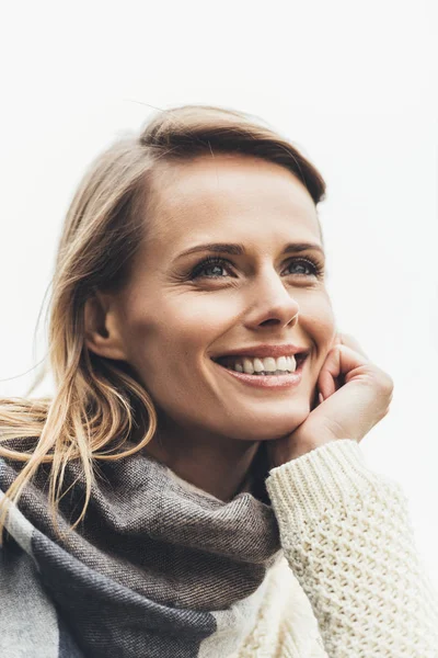 Smiling stylish woman — Stock Photo