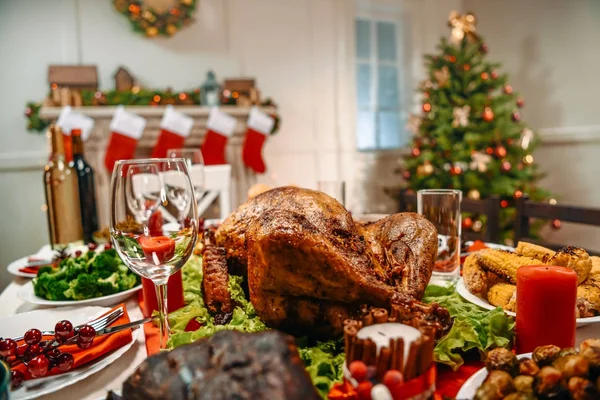 Christmas turkey — Stock Photo