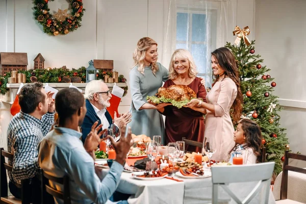 Familia de Navidad - foto de stock