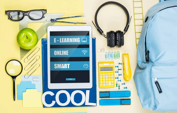 Various school supplies — Stock Photo