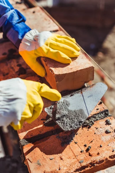 Bricklaying — Stock Photo