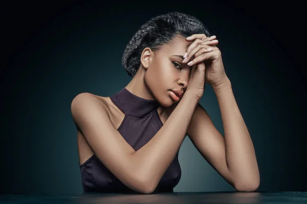 Sensual african american girl — Stock Photo