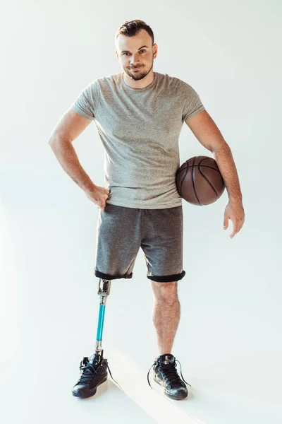 Giocatore di basket paralimpico — Foto stock