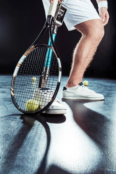 Paralympic tennis player — Stock Photo