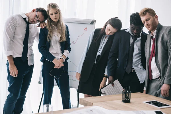 Sleepy managers — Stock Photo