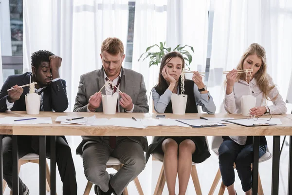 Sleepy workers — Stock Photo