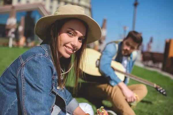 Turistas - foto de stock