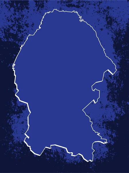 3d 的墨西哥科阿韦拉州地图矢量蓝图 — 图库矢量图片