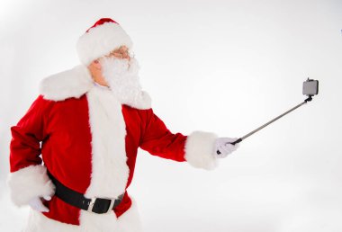 Mutlu Noel Baba alarak selfie