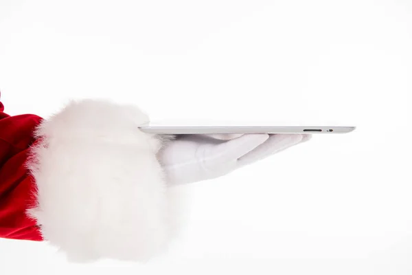 Wyciągniętą ręką z cyfrowego tabletu — Zdjęcie stockowe
