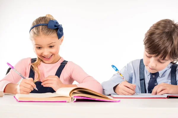 Children doing homework — Stock Photo