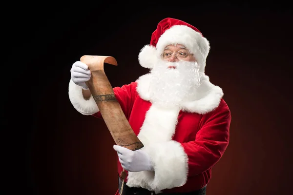 Lista dei desideri di lettura di Babbo Natale — Foto stock gratuita