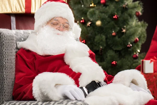 Santa claus sleeping — Stock Photo, Image