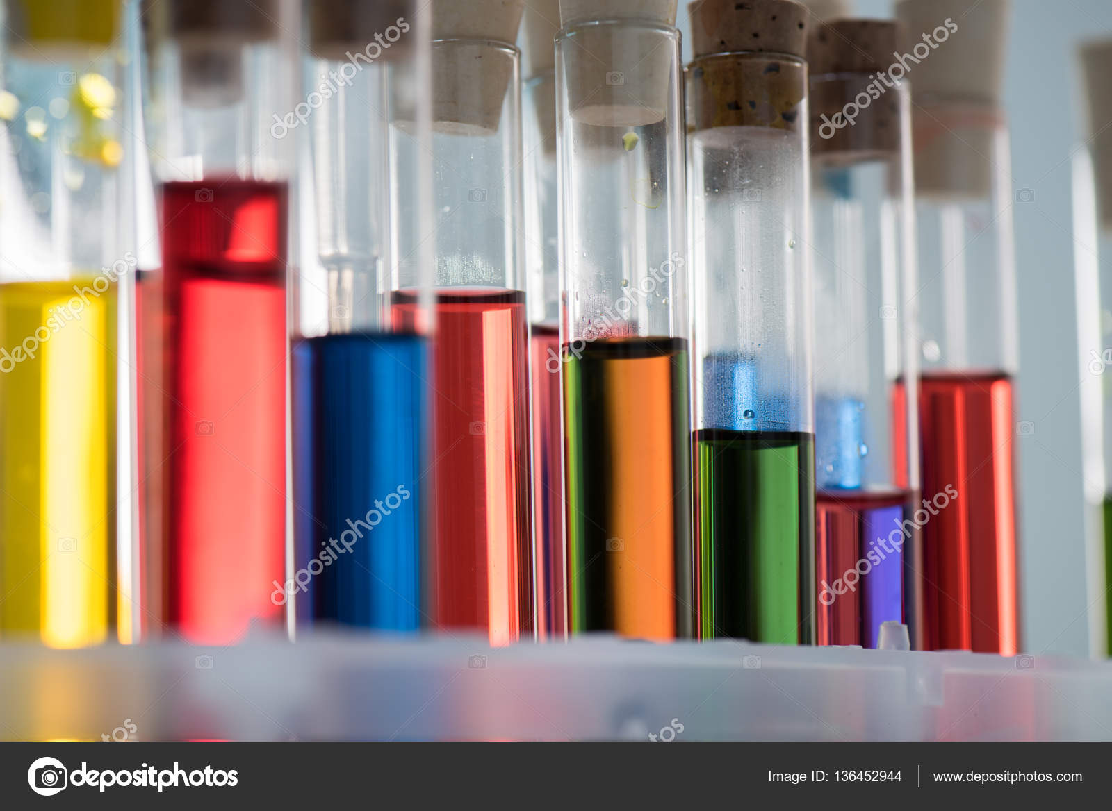 Test tubes with samples — Stock Photo © DmitryPoch 136452944