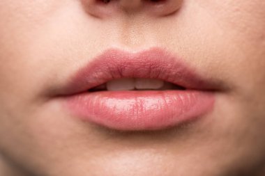 Natural pink lips clipart