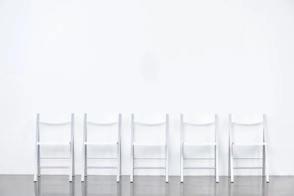 Row of smart chairs — Stock Photo, Image
