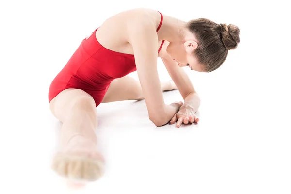 Stretching rytmisk gymnast — Stockfoto