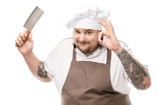 Chef con utensilio de cocina —  Fotos de Stock