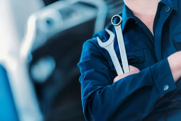 Wrench and ring spanner — Stock Photo, Image