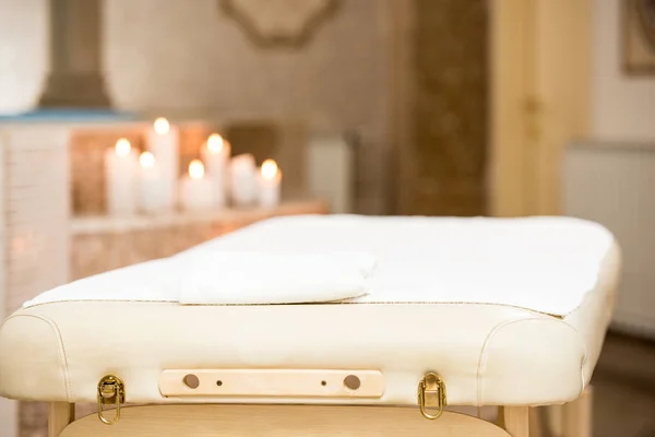 Massage room in spa salon — Stock Photo, Image