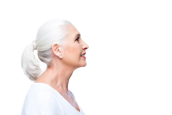 Mujer mayor sonriente — Foto de Stock