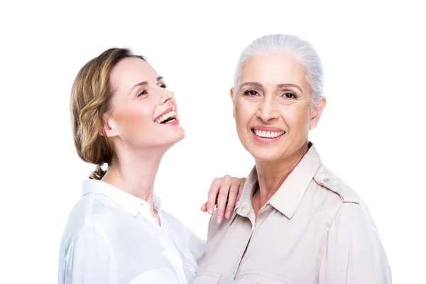 Feliz hija adulta y madre — Foto de Stock