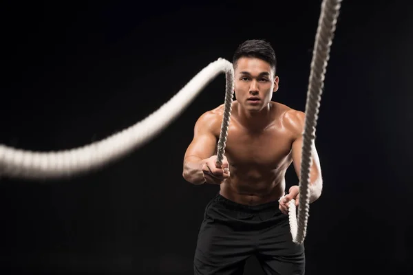 Battle ropes — Stock Photo, Image