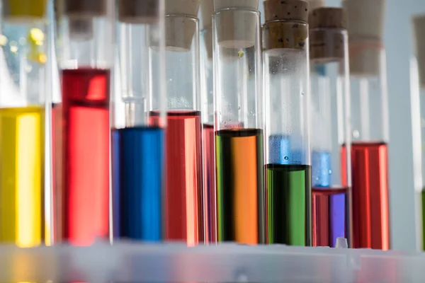 Test tubes with samples — Stock Photo