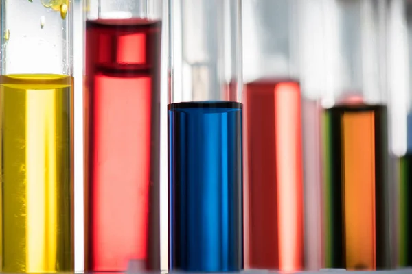 Test tubes with samples — Stock Photo
